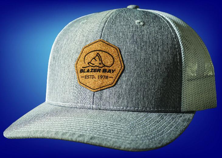 BLAZER BAY REDFISH CORK PATCH TRUCKER HAT